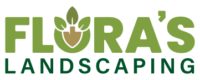 Floras landscaping logo green